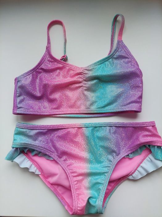 Tęczowy strój kąpielowy 122/128