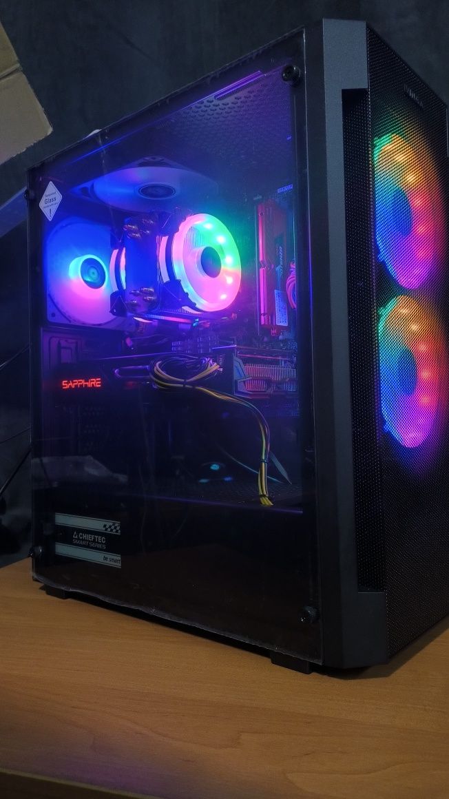 Ігровий ПК ,Ryzen 5 4650g, 16gb, RX5700xt 8 gb M.2