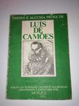 Livro Versos e Alguma Prosa de Luís de Camões