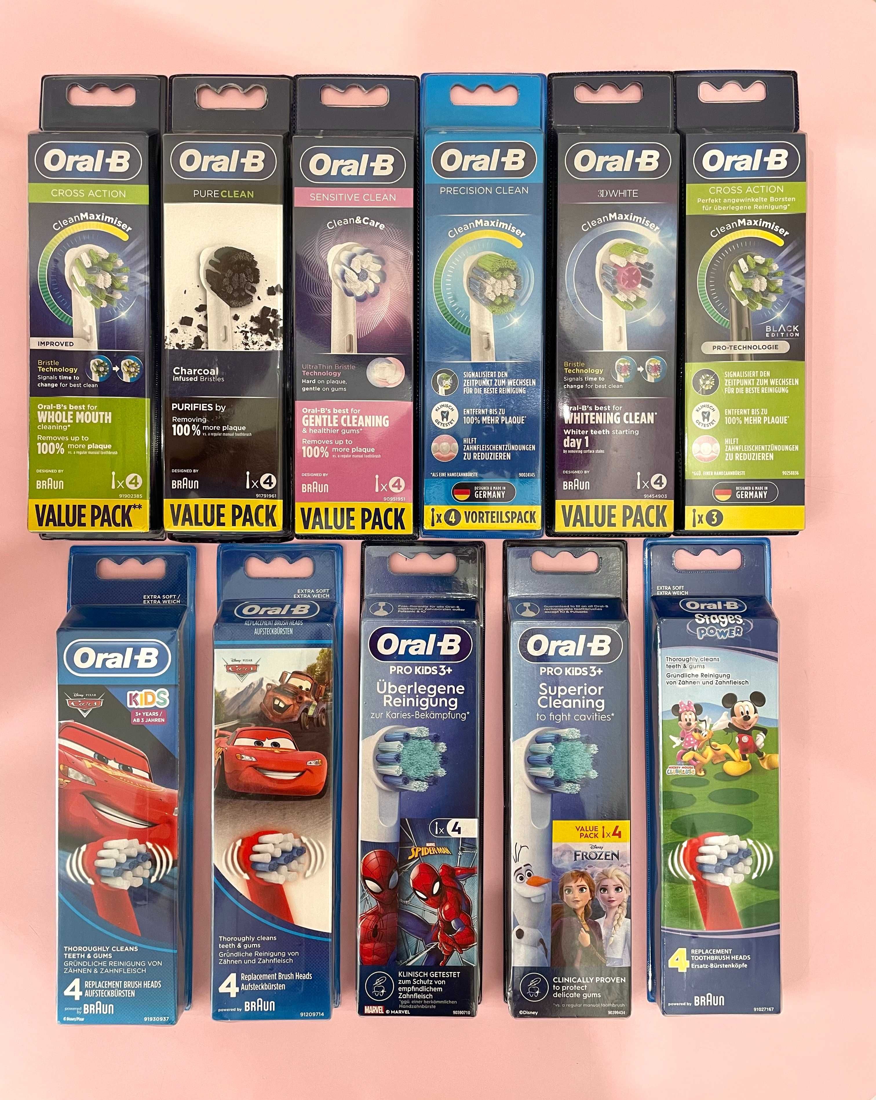 Насадки до електричної зубної щітки Oral-B Cross Action запаски, щетки