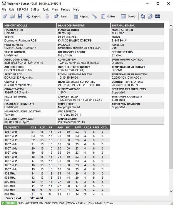 пам'ять DDR4 16GB Kit 2x8) 3466MHz CL16 Corsair DOMINATOR PLATINUM RGB