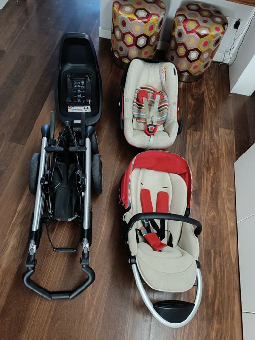 Carrinho Passeio bebê+Ovo+Base Isofix Bébéconfort