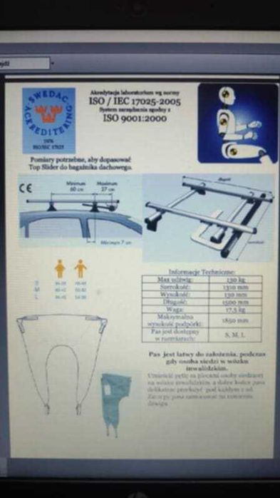 Podnośnik samochodowy dla osób niepełnosprawnych - Top Slider
