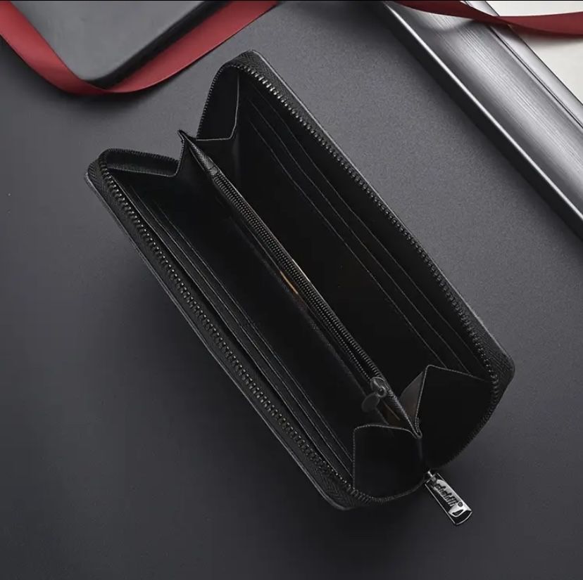 Гаманець шкіряний в стилі old money
