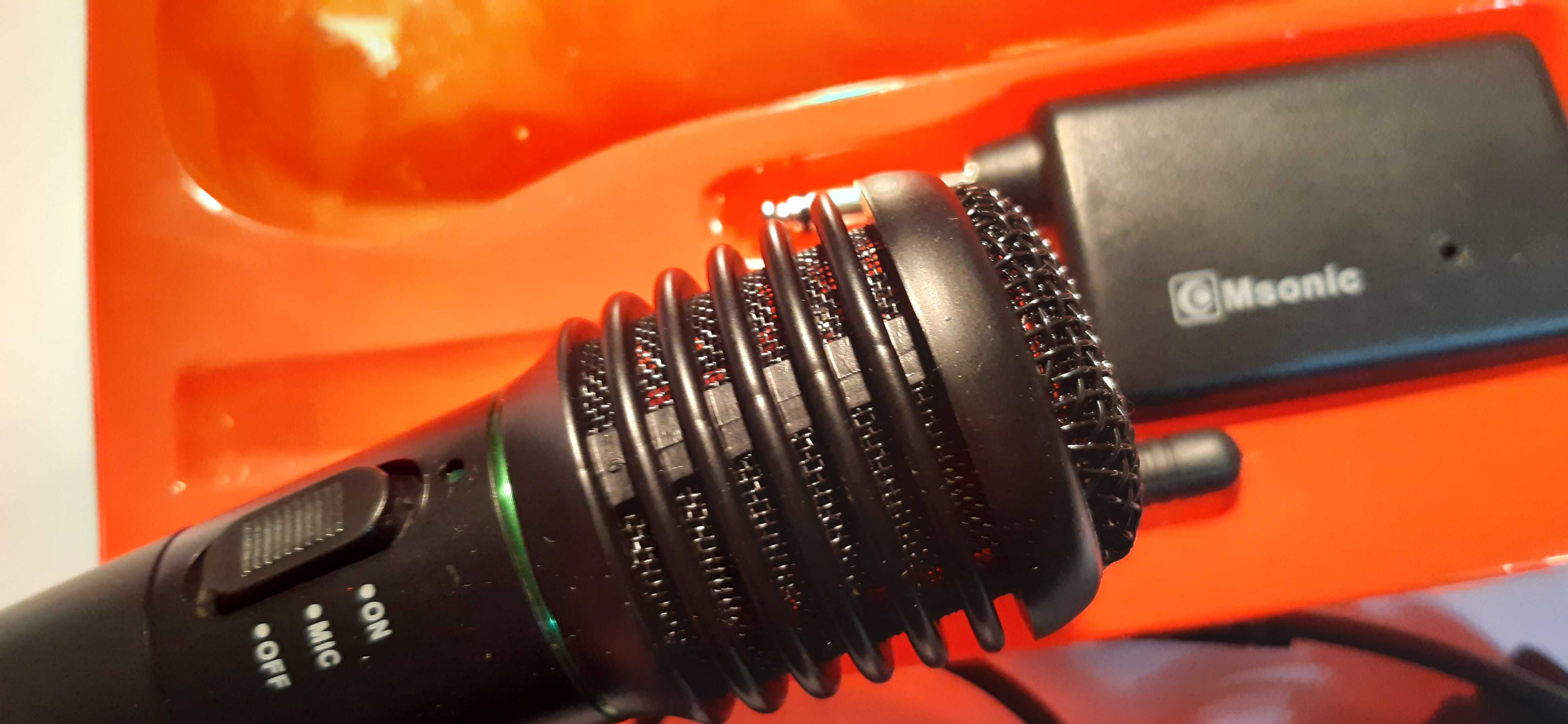 stary mikrofon bezprzewodowy msonic