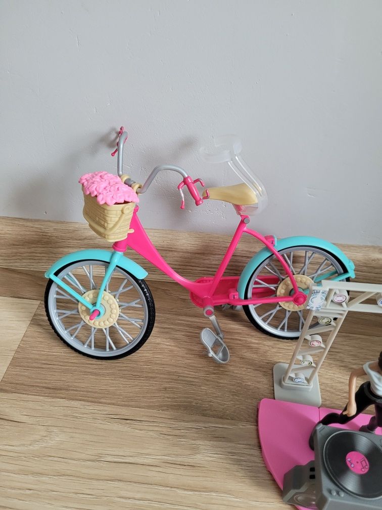 Barbie akcesoria wanna piłkarzyki rower łóżeczko