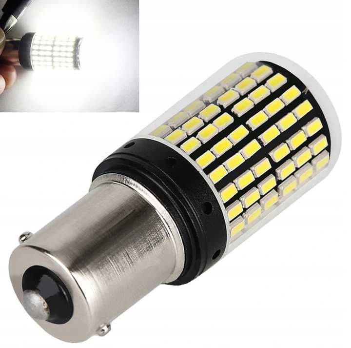 Żarówka wsteczny zestaw 2 sztuki P21W 144 led smd 4014 BA15S canbus