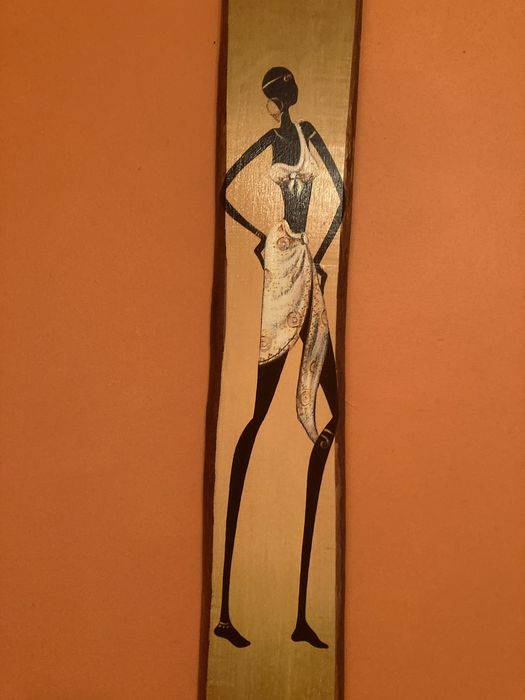 Obrazy/Tryptyk na desce Murzynki