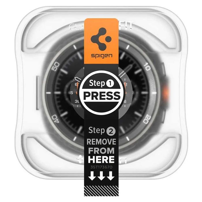 Защитное стекло Spigen Glas.T EZ Fit 2-pack для Samsung Galaxy Watch 8