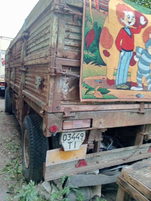 Причіп бортовий зелений