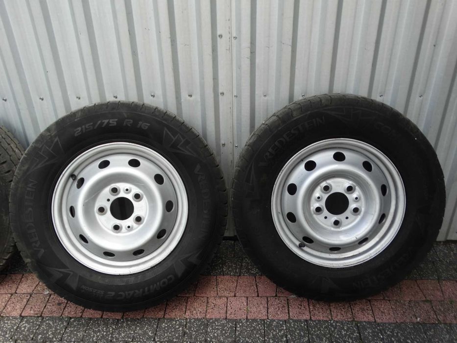 felgi stalowe i opony zimowe 16 cali samochód dostawczy