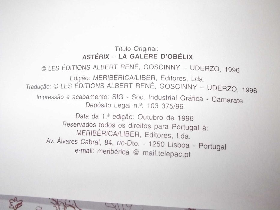 Livro O Pesadelo de Obélix Capa Dura Meribérica Liber