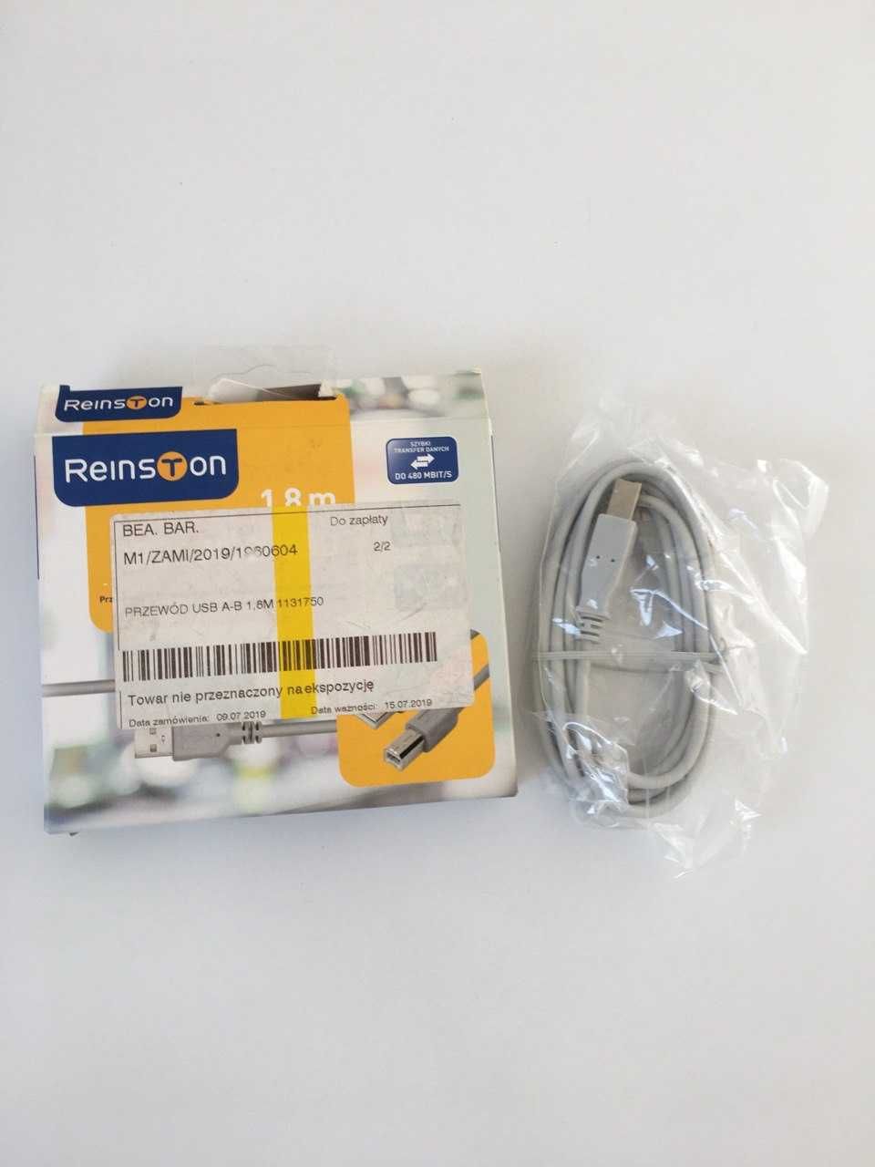 Kabel/ przewód USB marki Reinston długość 1.8 metra