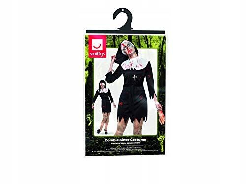 Strój Kostium Przebranie Siostry Zakonnej Zakonnica S Halloween Zombie