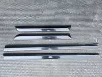 Listwa Listwy Drzwi S-Line Dolne Czarne Komplet Audi A4 B6 B7 Oryginalne