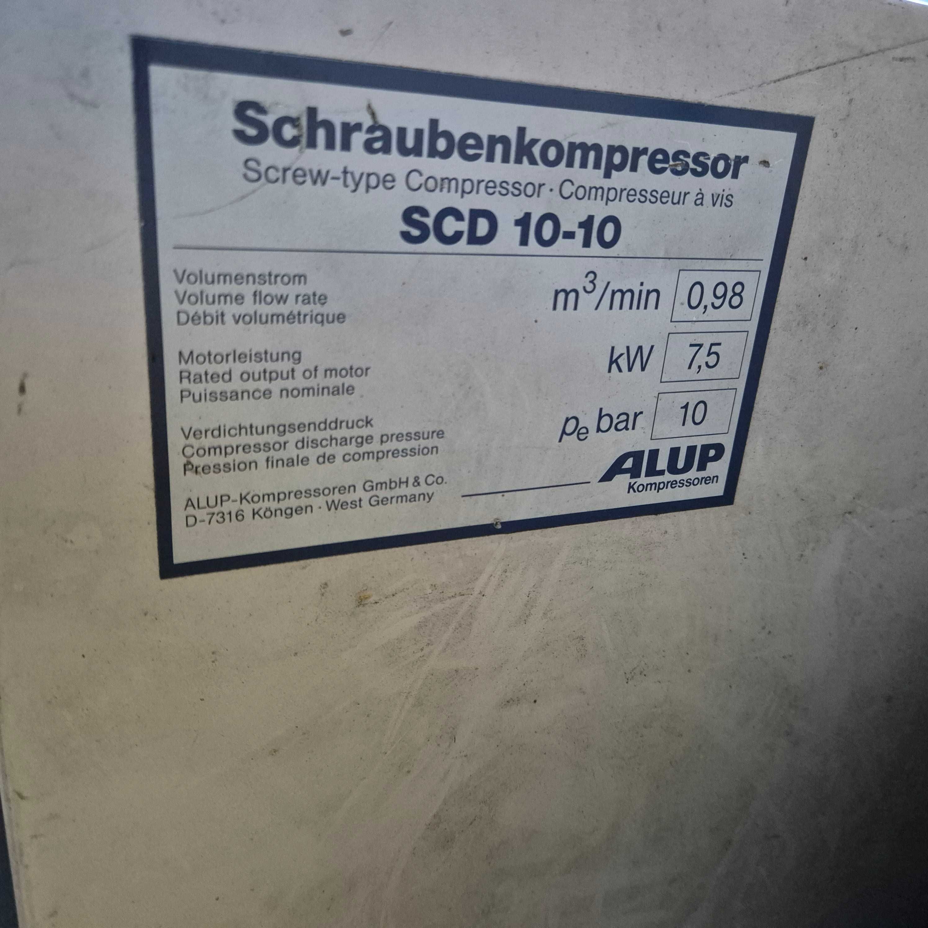 Компресор винтовий, гвинтовий ALUP SCD 10-10 бар