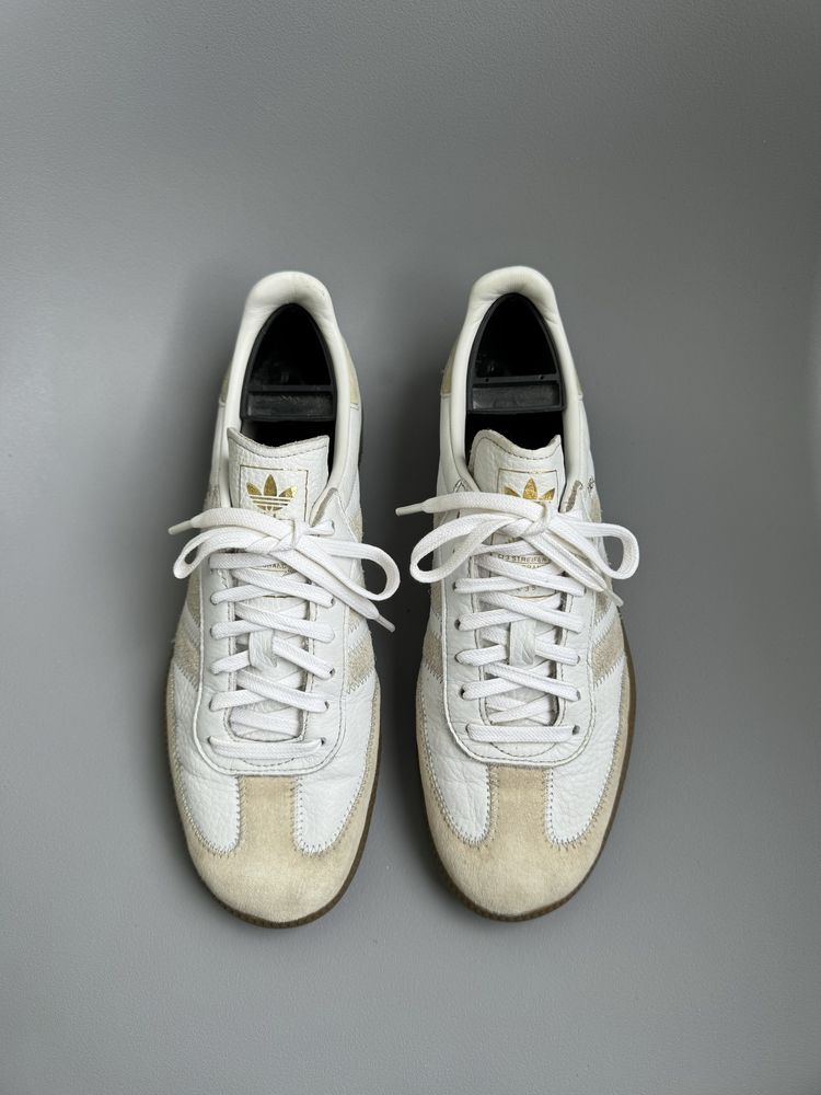 Кроссовки Adidas Samba кожаные белые мужские (оригинал)