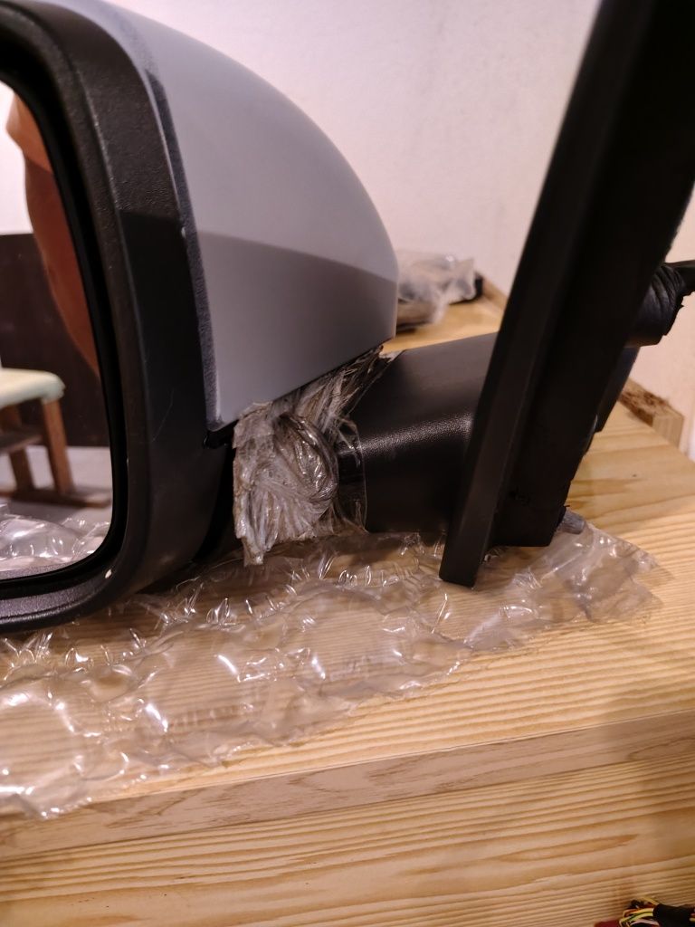 Retrovisor danificado