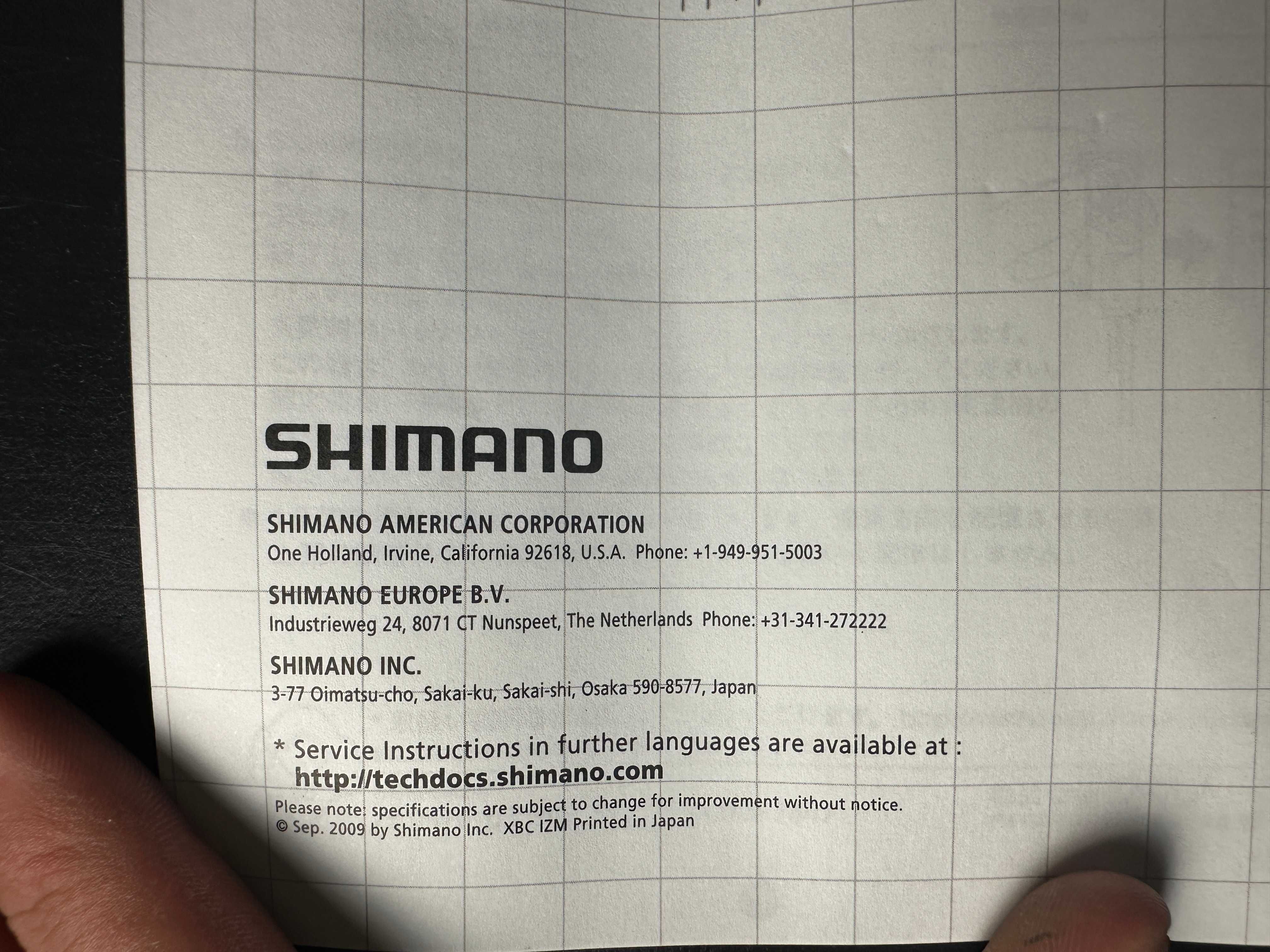 Shimano electrical checker SM-EC79 Urządzenie diagnostyczne DI2