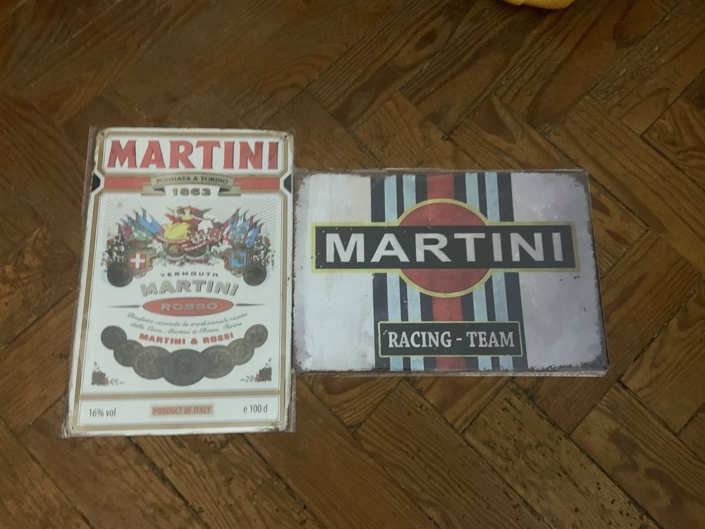 Placas decorativas metalicas