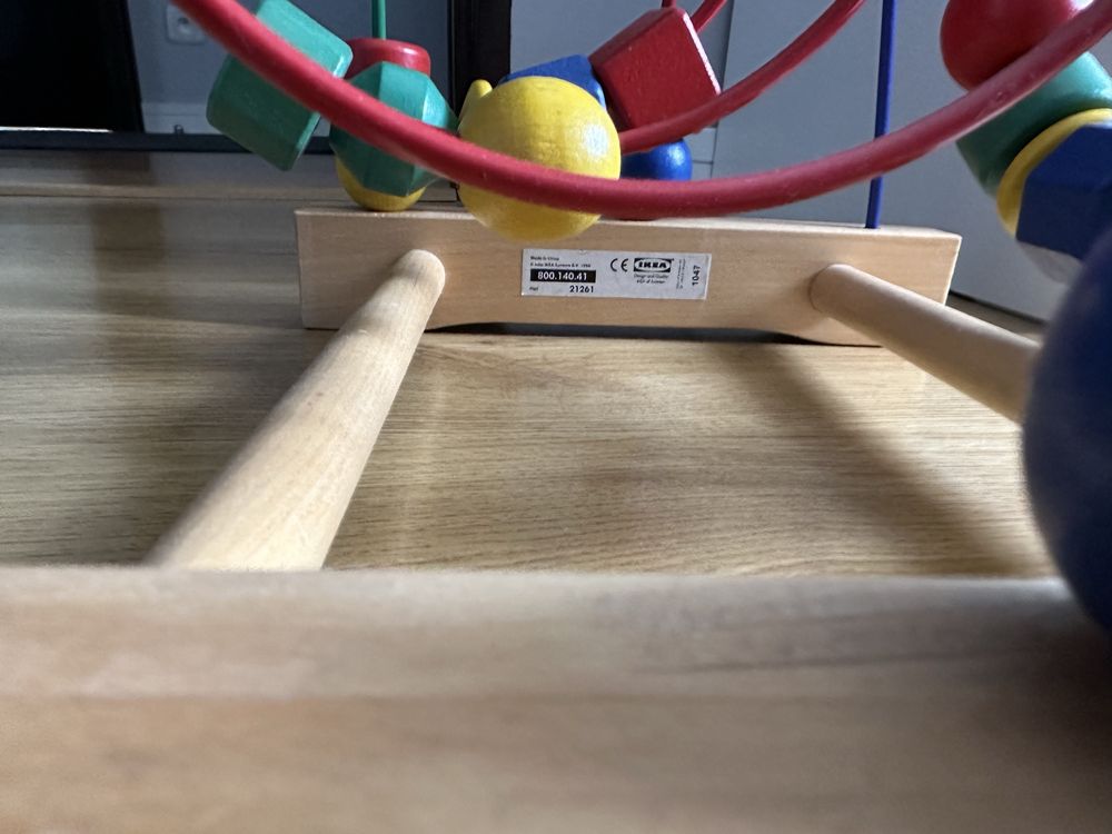 Zabawka edukacyjna drewniana IKEA