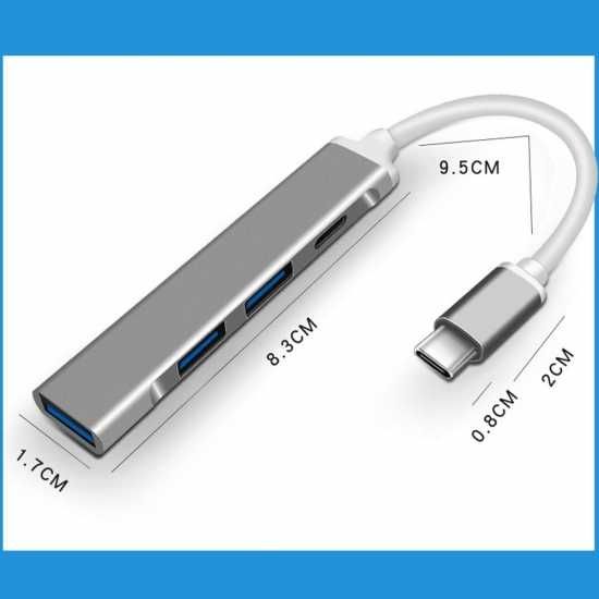 Розгалужувач hub TYPE-C USB 3.0 4 порти