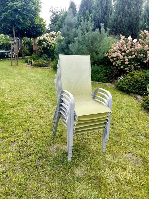 Krzesła ogrodowe używane 6szt