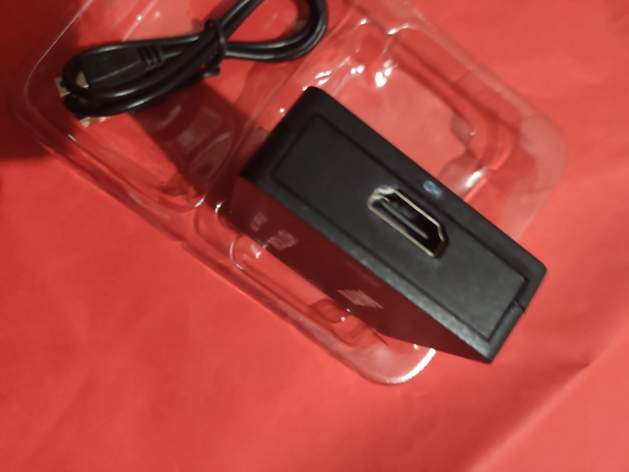 Конвертор hdmi to  vga to hdmi  перехідник для монітору телевізора