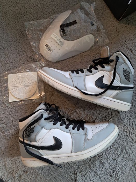 Buty damskie Jordan 1 retro szare light smoke