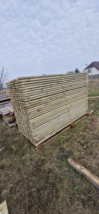 Deski kantówki krawędziaki 35x120x2500 mm 3,5x12x250 cm 2,5m
