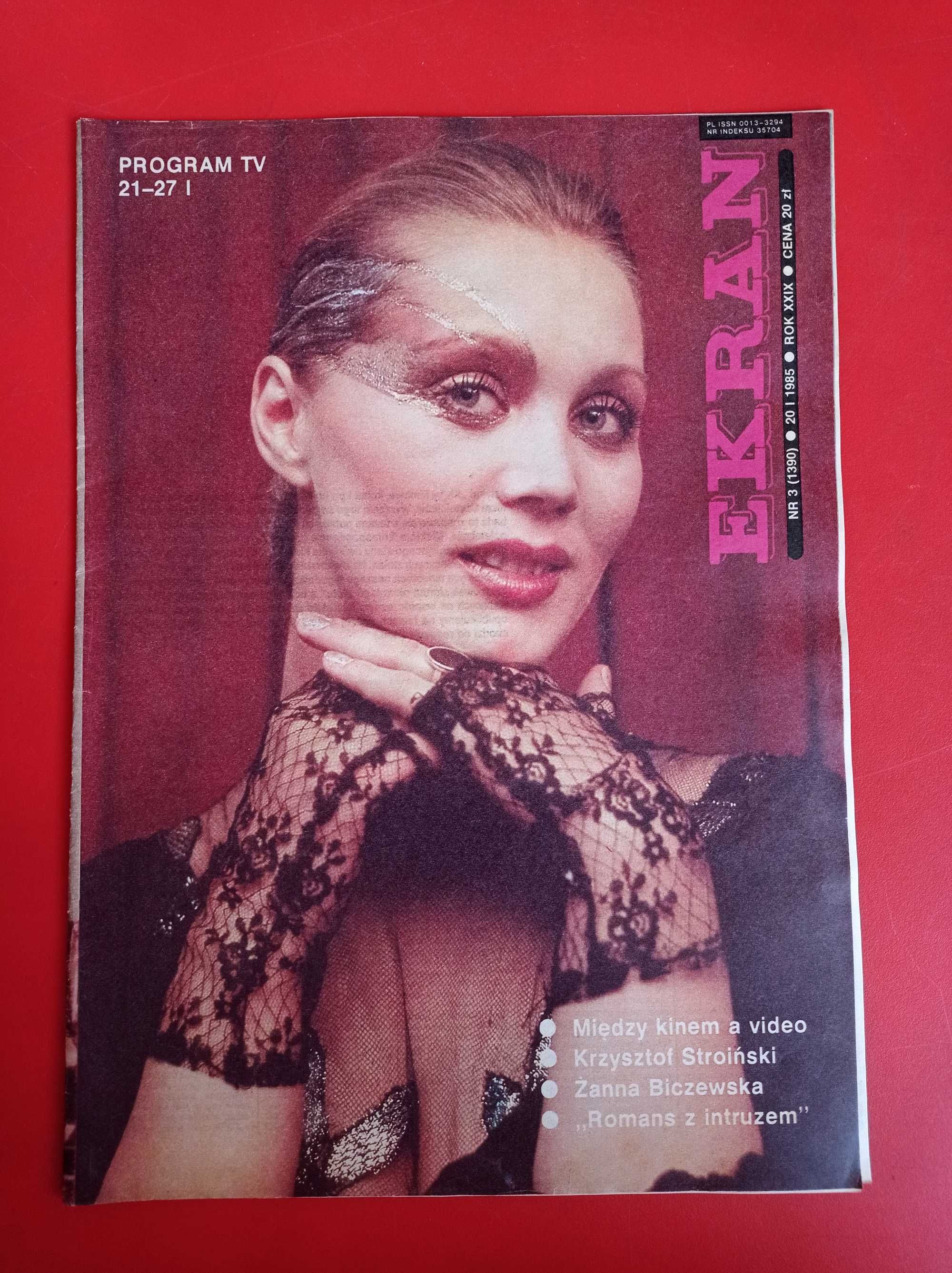Ekran nr 3/1985, 20 stycznia 1985, Renata Husarek, Krzysztof Stroiński