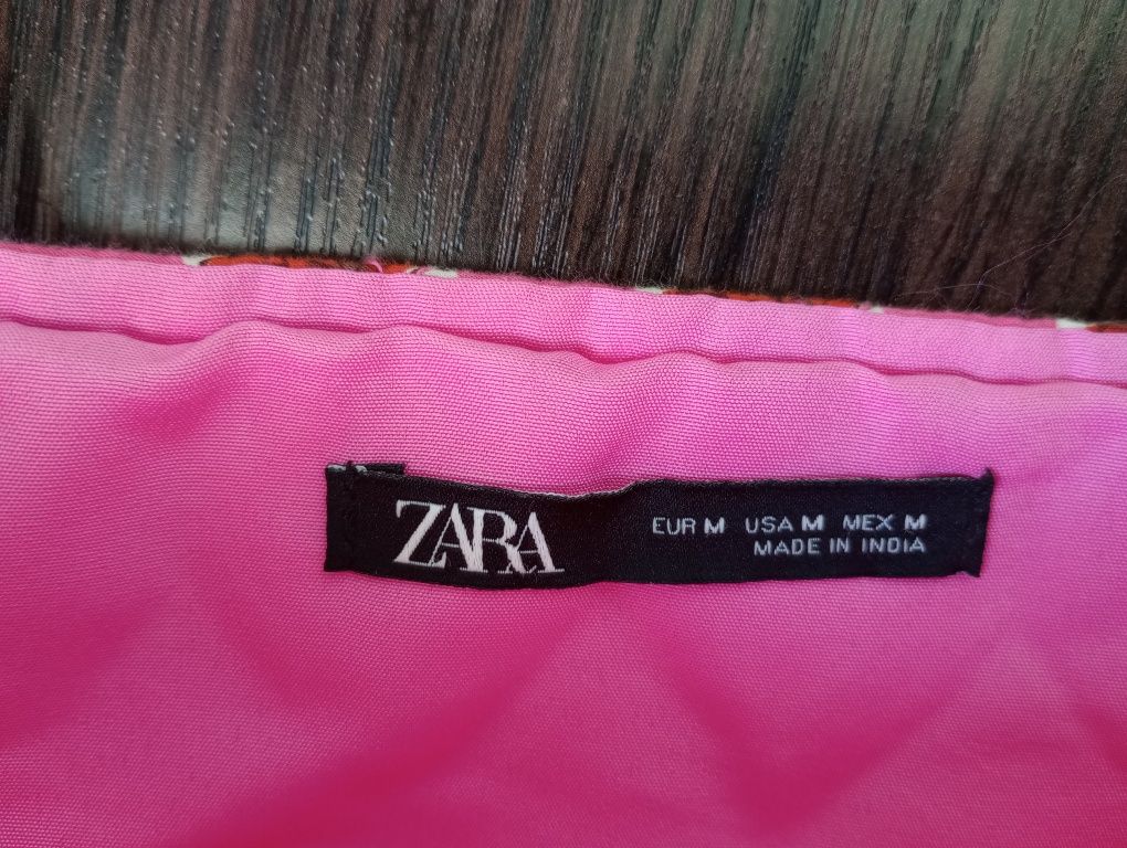 Сумка шопер ZARA квіткова