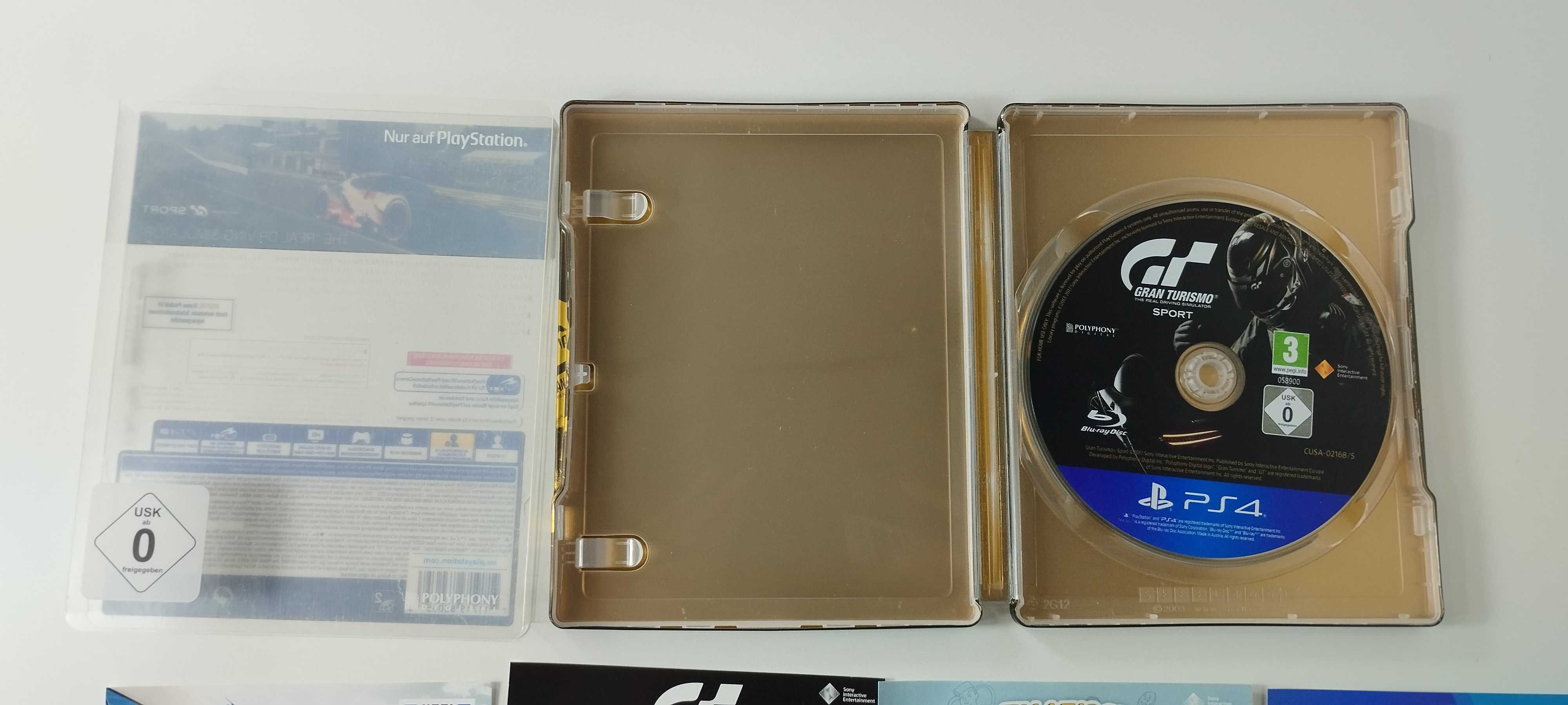 Gran Turismo Sport Steelbook Playstation 4 PS4