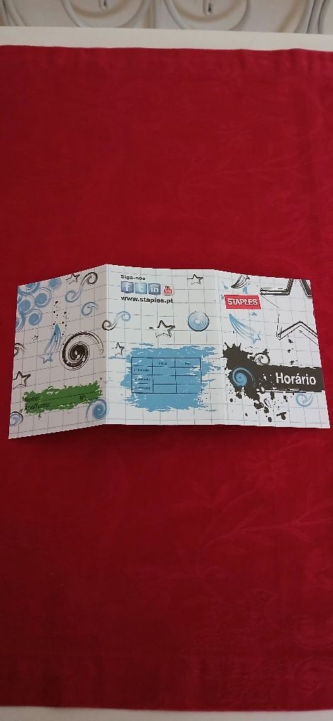 Horário escolar Staples, novo