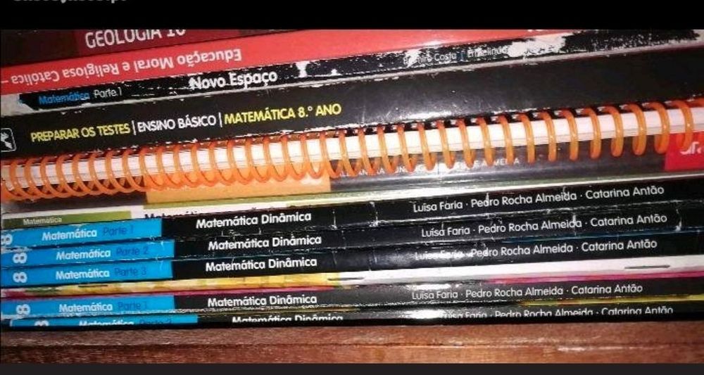Manuais escolares para 8 ano