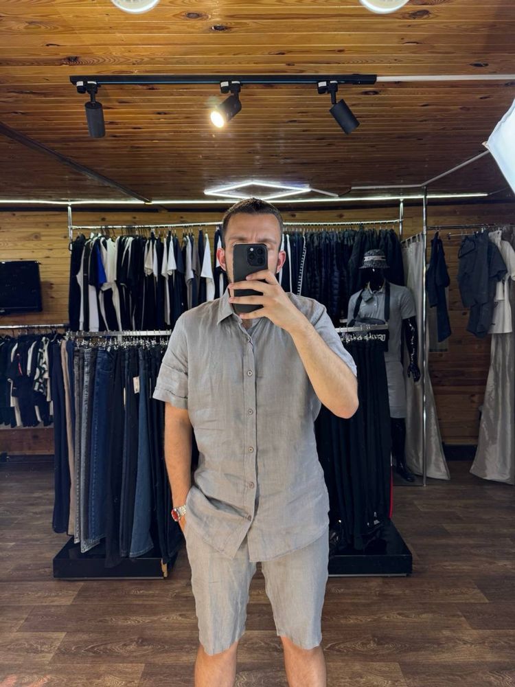 Чоловічий костюм Loro Piana льон