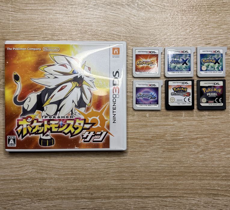 Ігра ігри игра игры картридж Pokémon Platinum Silver для Nintendo DS