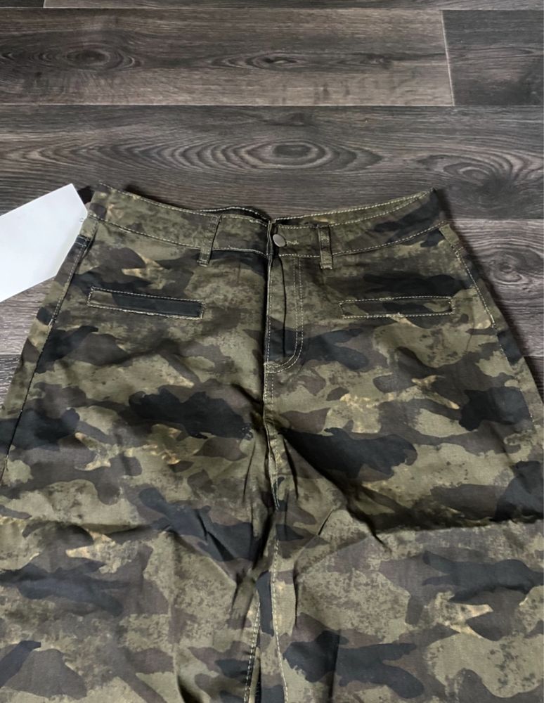 XS Camouflage baggy pants | Камуфляжні широкі штани