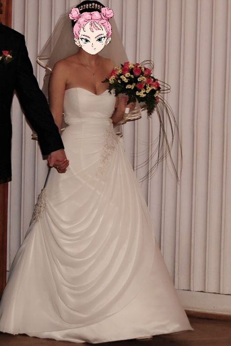 Свадебное платье Maxima, корсет, размер М