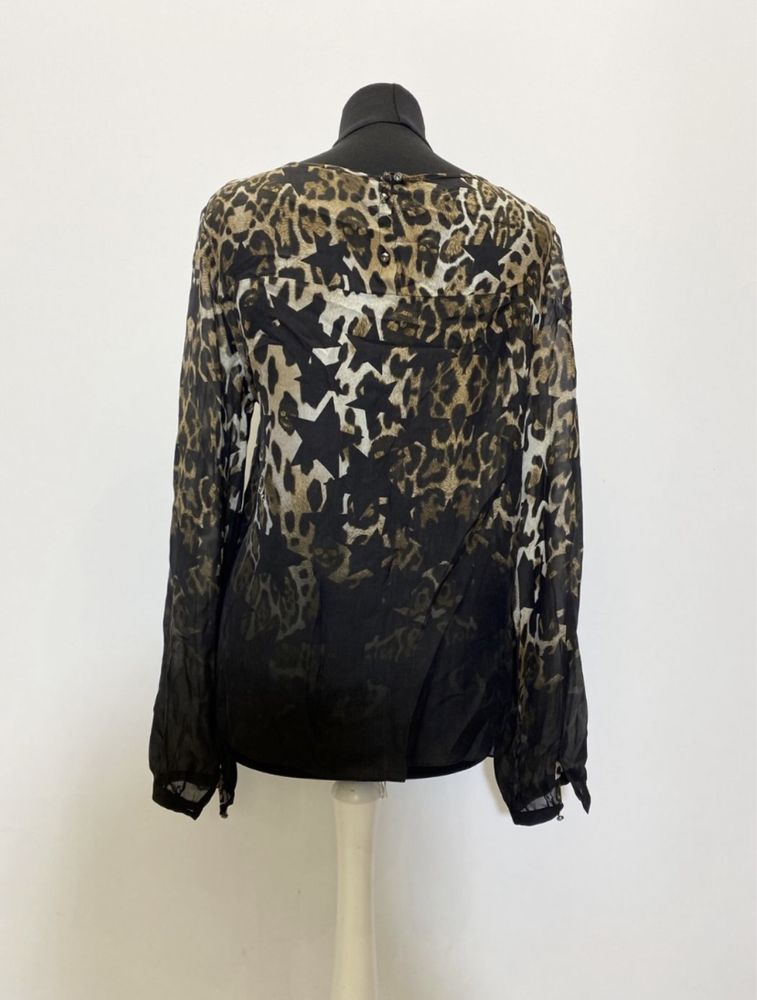 Шовкова леопардова блуза Philipp Plein