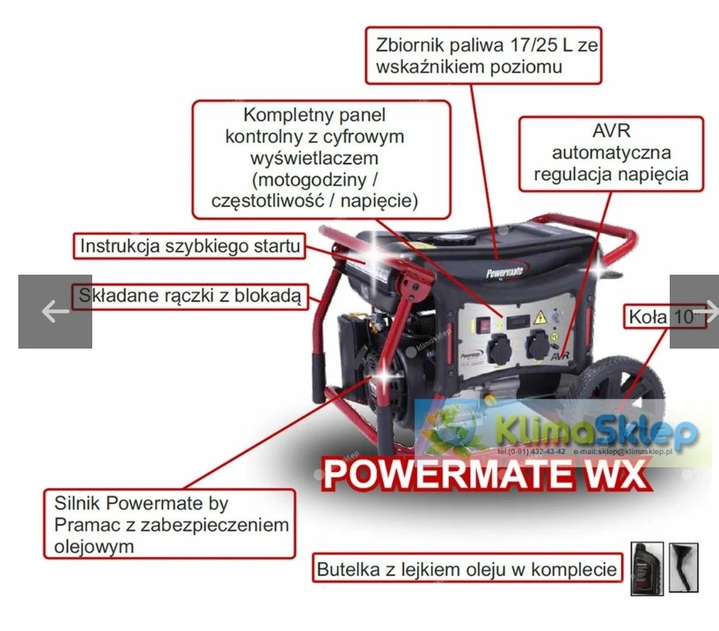 Agregat Pramac WX 2200