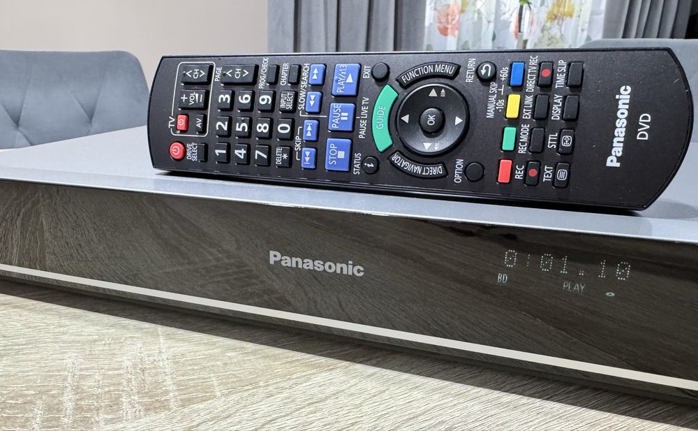Panasonic DMR-BST755 #Nagrywarka Blu-Ray DVD HDD #500GB #2xUSB#2xDVB-S