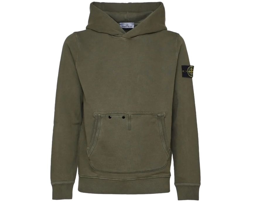 Худи Stone Island Compass Patch Hoodie Green 811561041-V0159