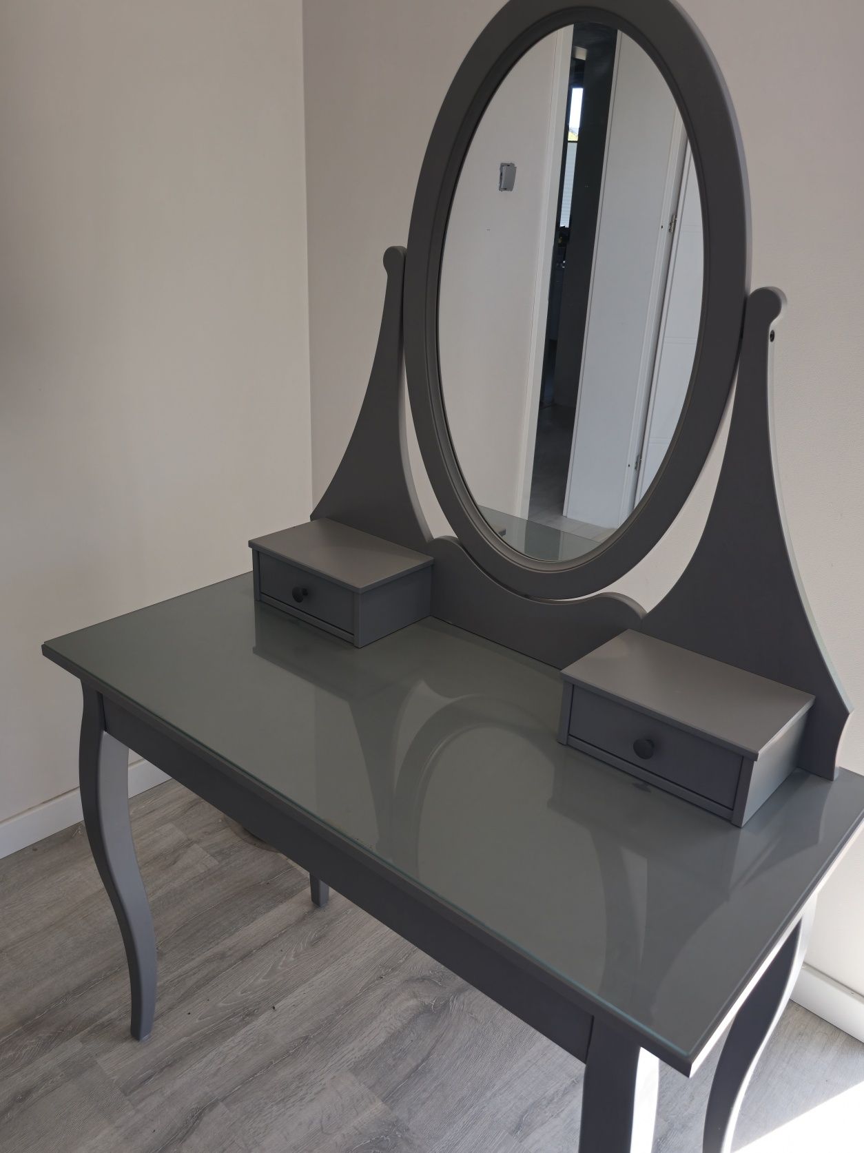 Toaletka ikea HEMNES kolor szary