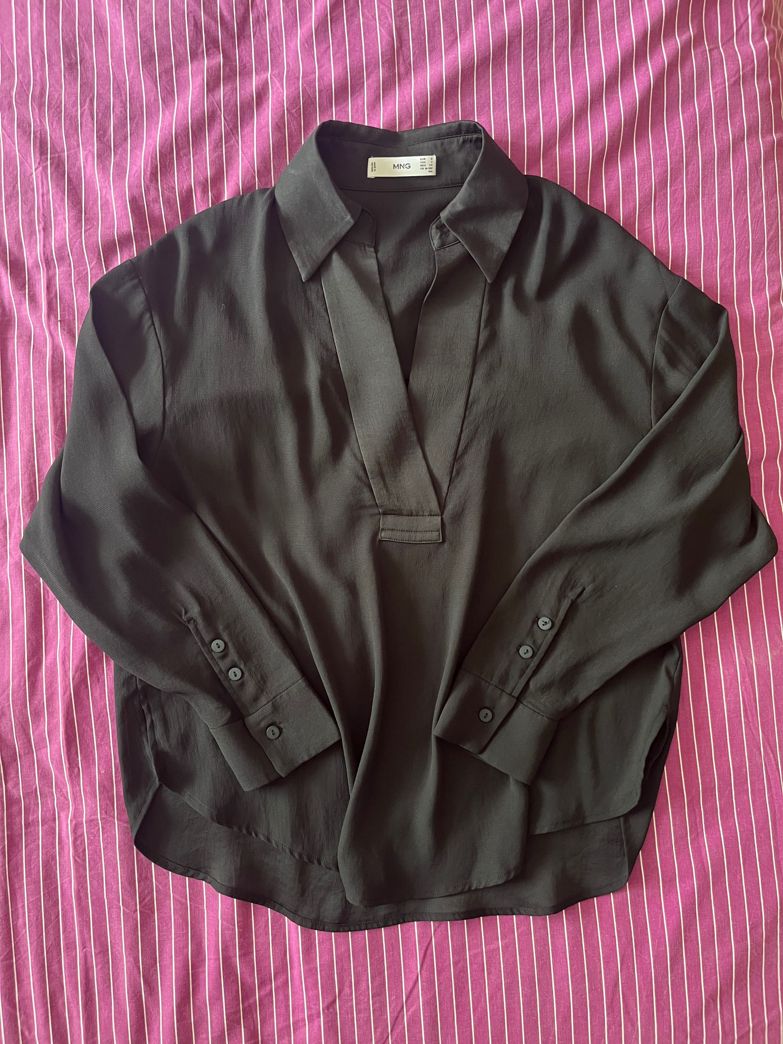 Blusa preta Mango