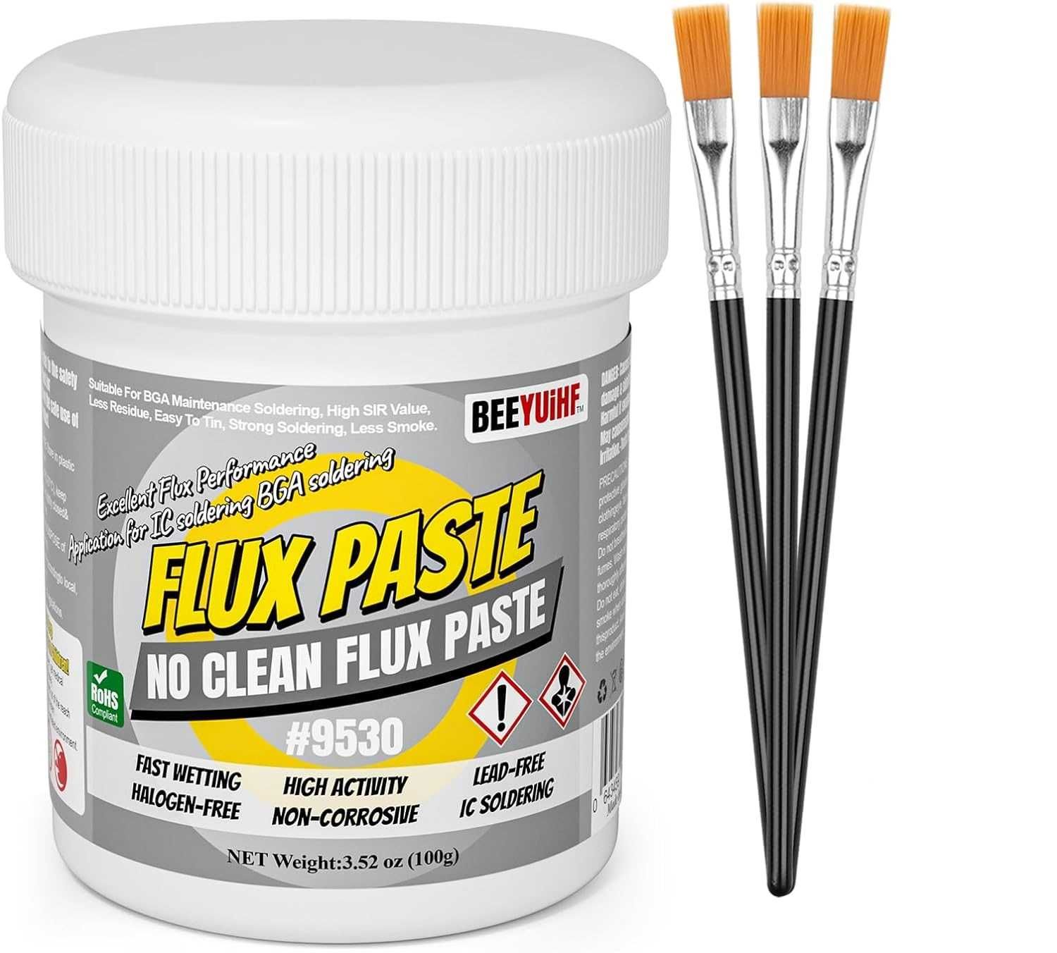 Flux Pasta lutownicza topnik BGA do lutowania elektroniki 100g