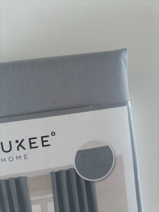 2 zasłony zaciemniające blackout 100% Smukee zestaw dwóch zasłon