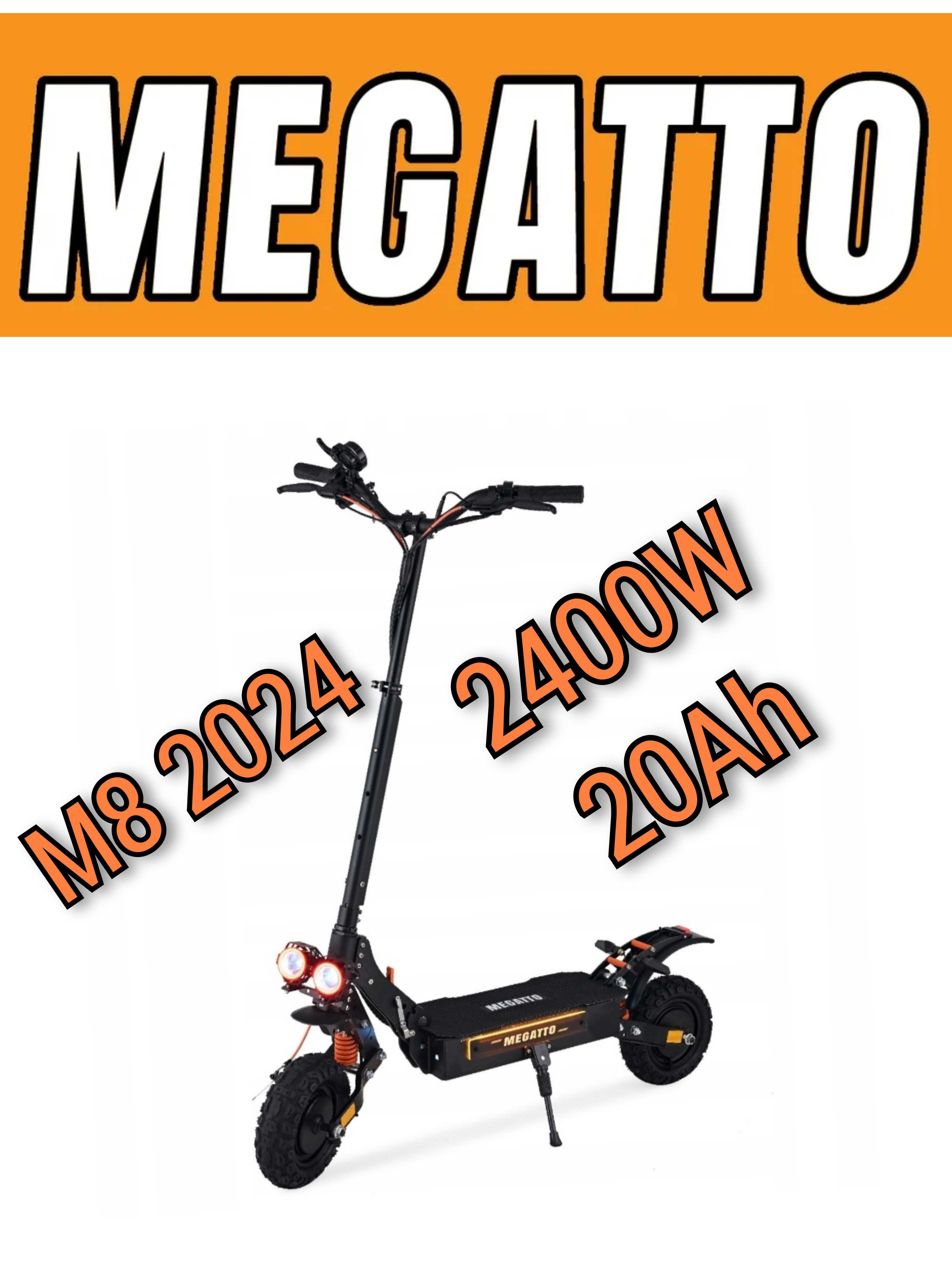 Hulajnoga elektryczna Megatto M8 2024 2x1200W 20Ah 60km/h