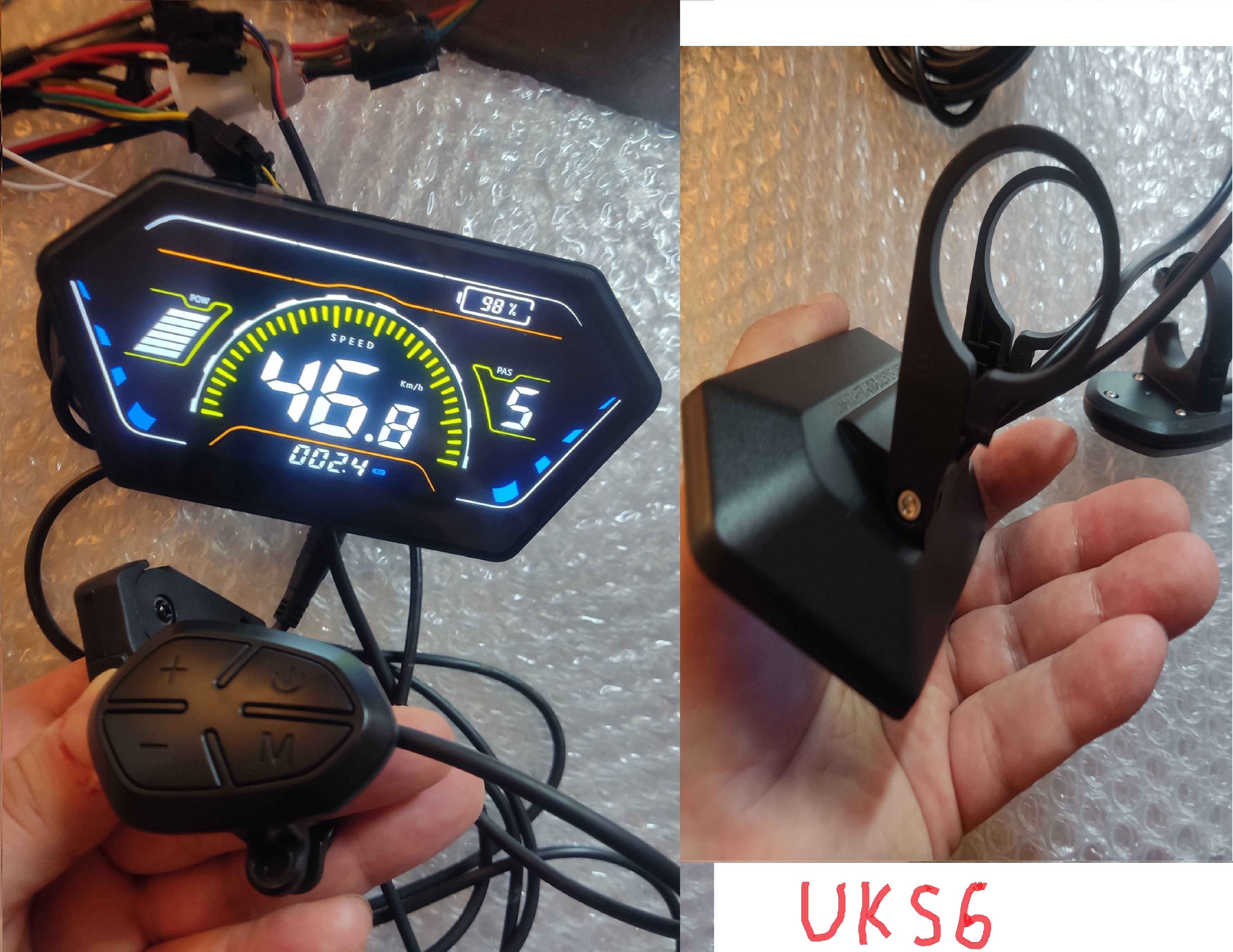 Синусный контроллер с дисплеем 24v/36v/48v/52/60v 350w 500w 1000w 1500
