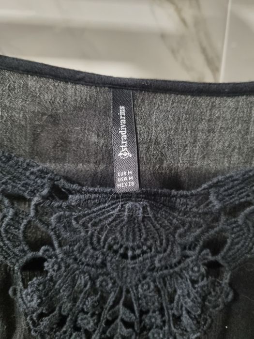 Blusa preta Stradivarius